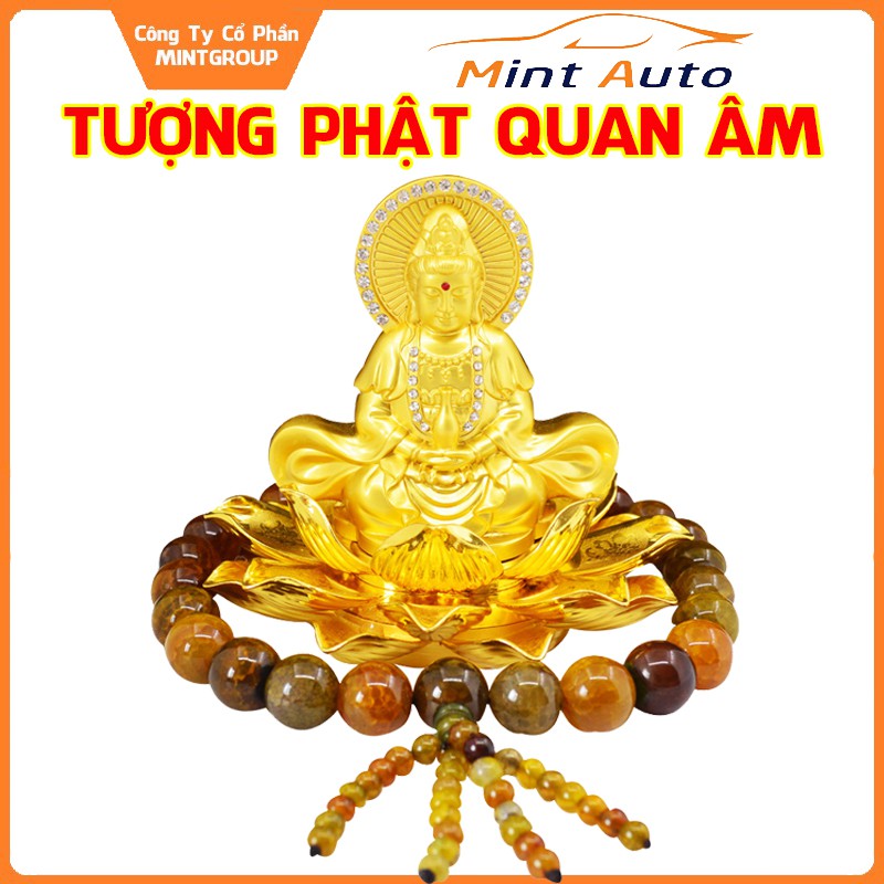 Tượng phật nước hoa quan âm bồ tát sang trọng trang trí taplo xe hơi, nhà cửa, bàn làm việc | BigBuy360 - bigbuy360.vn