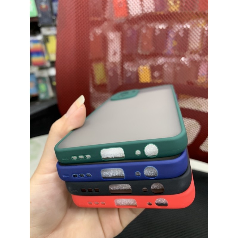 Ốp lưng Xiaomi redmi Note 10 viền dẻo màu lưng nhám mờ bảo vệ camera