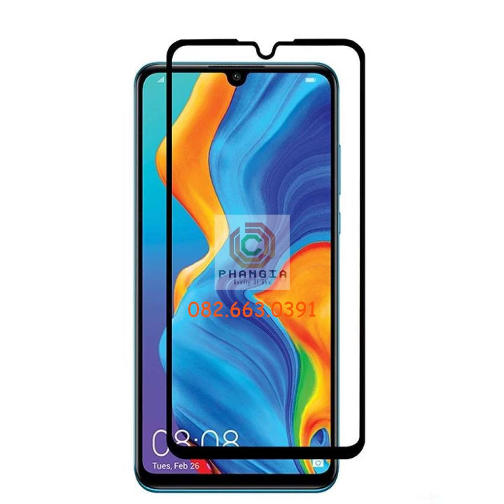 Kính cường lực Huawei A5s/Enjoy 9/ 20i full màn hình, full keo, siêu chuẩn