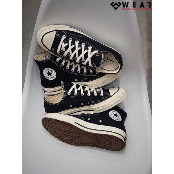 Giày Sneakers Unisex Converse Chuck Taylor All Star 1970s Black/ White - 162050C