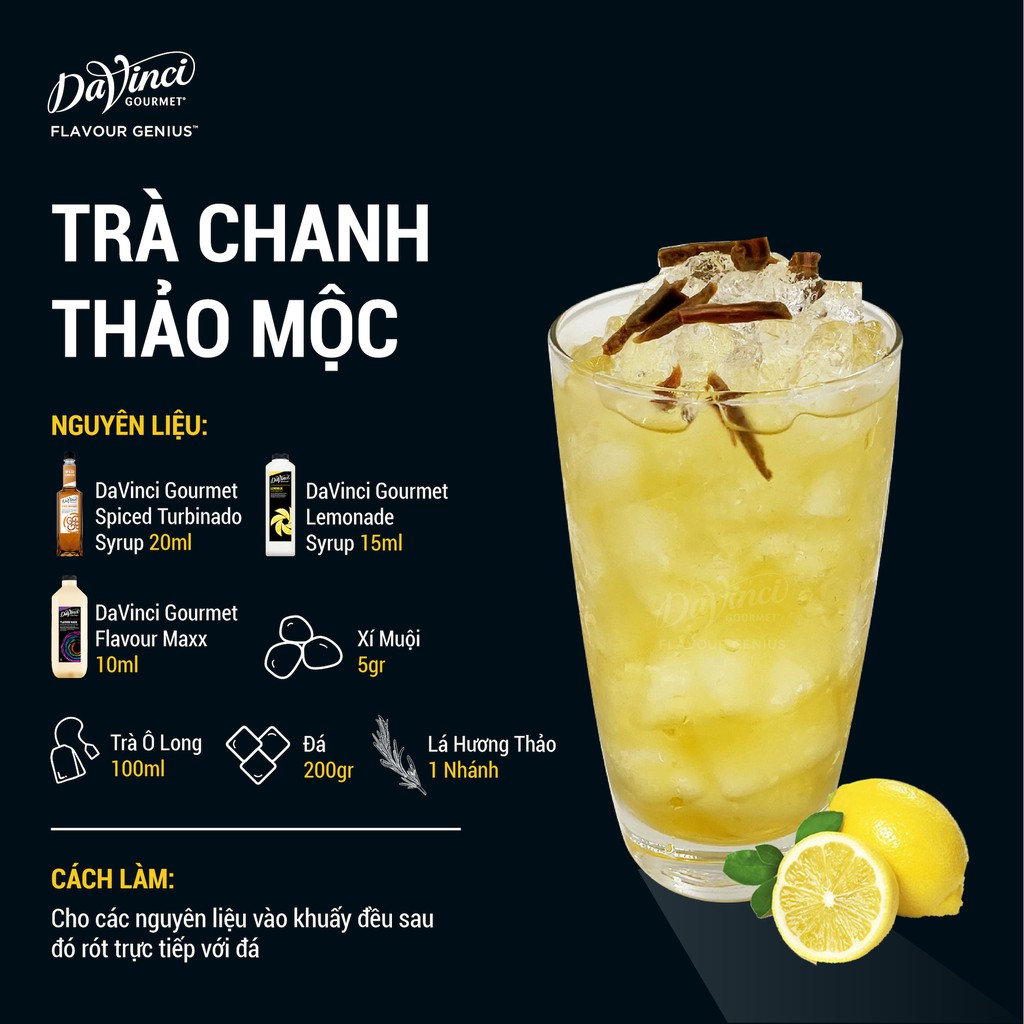 Siro Chanh Vàng / Lemonade Syrup - DaVinci Gourmet