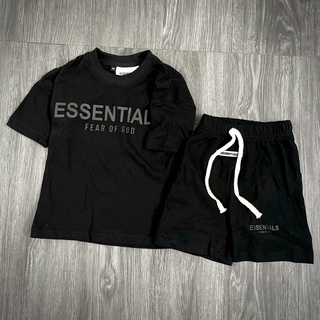 Bộ short thể thao ESENTIAL dây bé trai bé gái