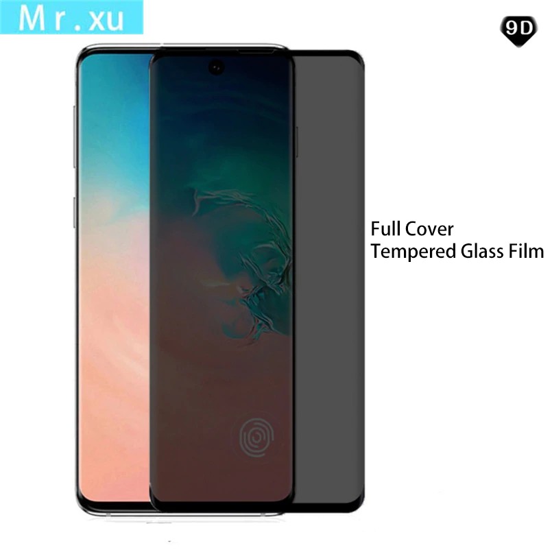 Miếng dán kính cường lực 3d chống nhìn trộm cho Samsung galaxy s8 s9 s20 plus