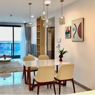 Bộ bàn ăn 4 ghế grace nệm simili mặt đá 1.4m