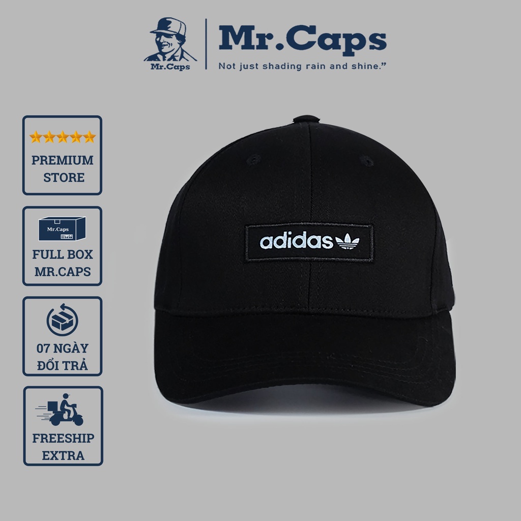 Mũ lưỡi trai adidas - nón lưỡi trai phong cách thể thao unisex cao cấp logo thêu 3D dành cho cả nam và nữ Mrcap ADD01