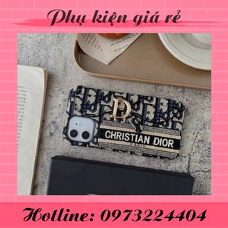 Ốp iphone - ốp lưng dior ví da cao cấp sang chảnh 7pl-ipx-xmax-11-prm-12prm