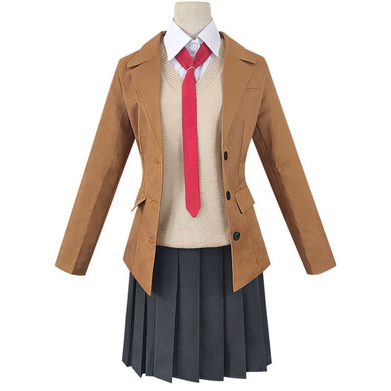 Seishun Buta Yarou Wa Bunny Girl Sakurajima Mai Cosplay Costume Se Full Outfit