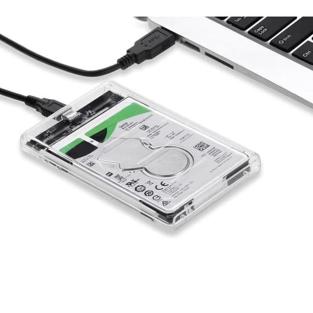 Hộp Đựng Ổ Cứng Ngoài Hdd / Ssd Trong Suốt 2.5 "Usb 3.0 Sata | BigBuy360 - bigbuy360.vn
