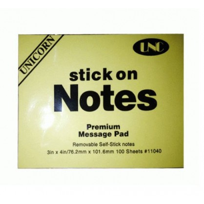 Giấy note ghi chú vàng 3x2", 3x3", 3x4", 3x5"