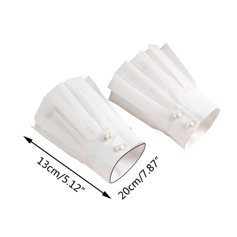Ống Tay Áo Giả Xếp Ly Trang Trí Thông Dụng