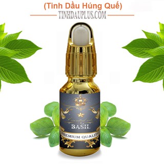 Tinh dầu húng quế Plus 20ml - Basil EO nguyên chất thiên nhiên Ấn Độ - Xông hương, Thơm phòng