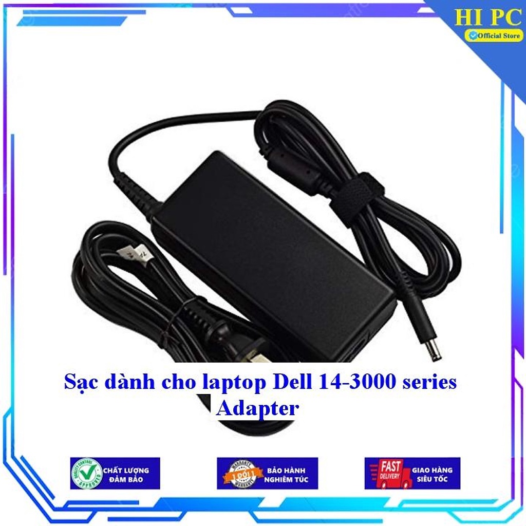 Sạc dành cho laptop Dell 14-3000 series Adapter - Hàng Nhập khẩu