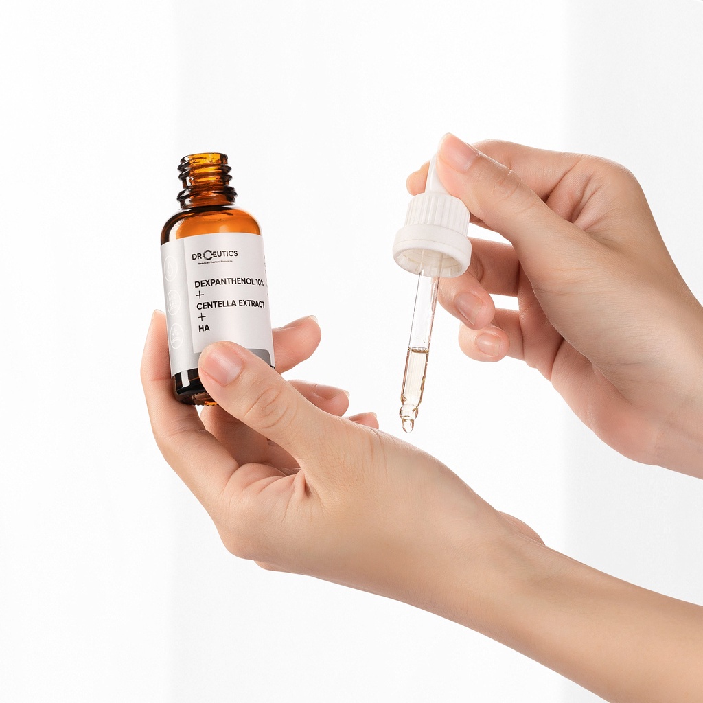 Tinh chất dưỡng B3 B5 HA Vitamin C và toner của DrCeutics