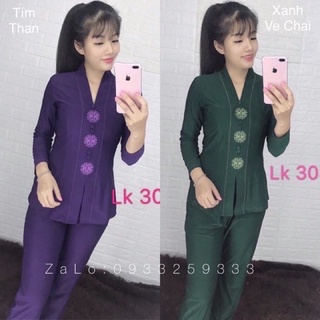 ĐỒ LAM ĐI CHÙA Mẫu Lắc Thun S2