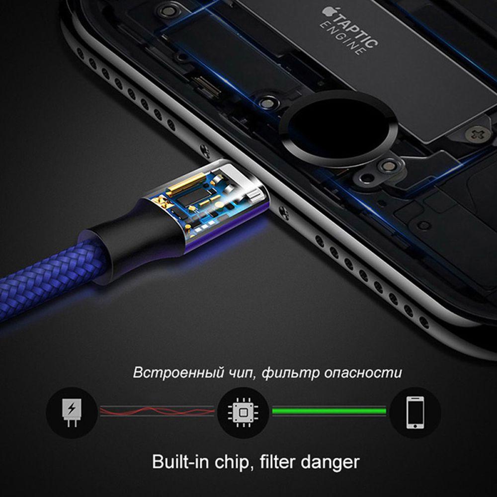 Cáp Sạc USB Type C TAYLOR1 Dạng Bện Cho Điện Thoại Thông Minh