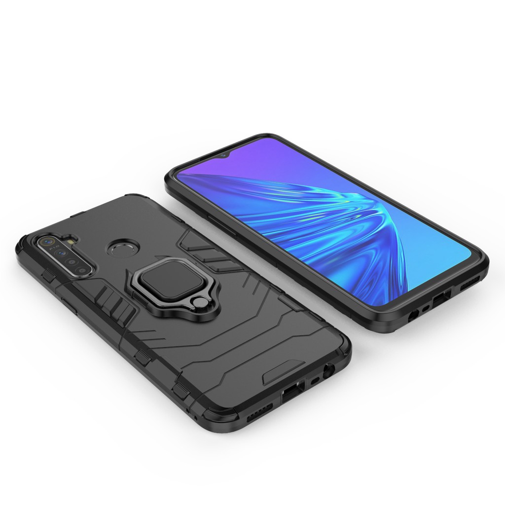 Ốp lưng Realme 5 5i 5s, Ốp iron man chống sốc kèm nhẫn iring chống xem video bảo vệ camera Realme 5 5i 5s