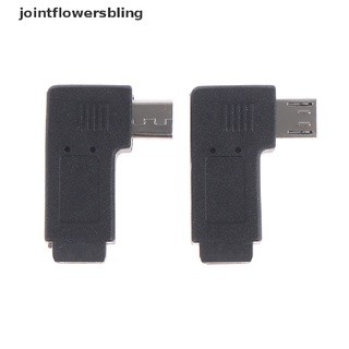 jointflowersbling 1Pc 90 Degree USB Male Adapter Connector Portable Left and Right USB Adapter Set JLG