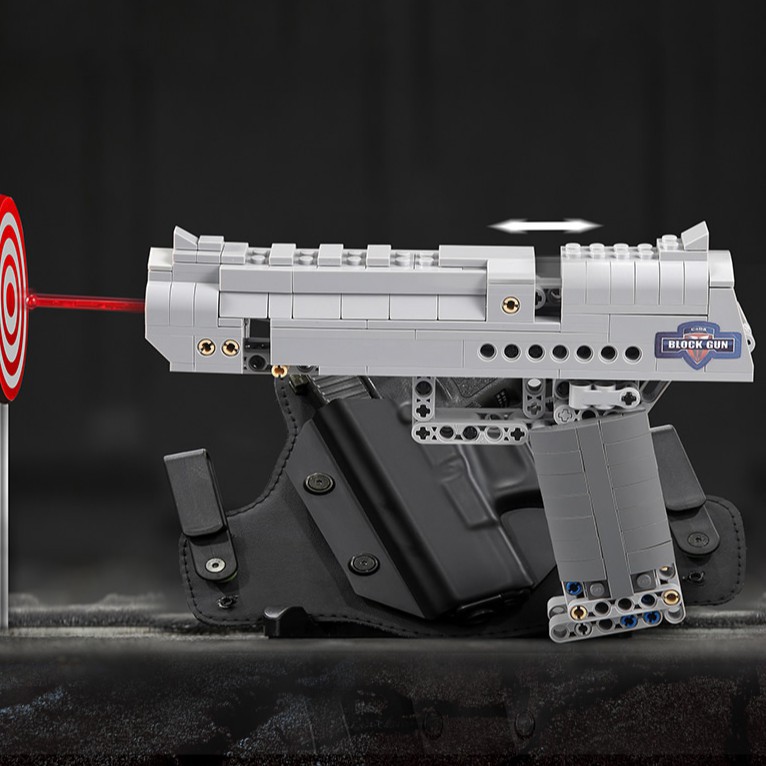 [Hàng Chính Hãng] Bộ Đồ Chơi Xếp Hình CaDA Lắp Ráp LEGO Mô Hình  súng PUBG Súng Lục Trắng 307 Mảnh Ghép