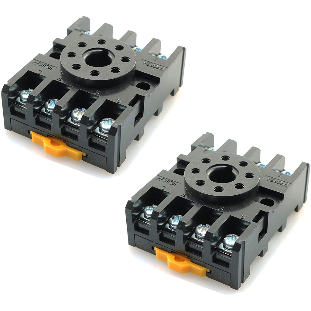 Đế Relay Rơ Le PF083A - Chân Đế Relay Thời Gian PF083A loại 8 chân tròn