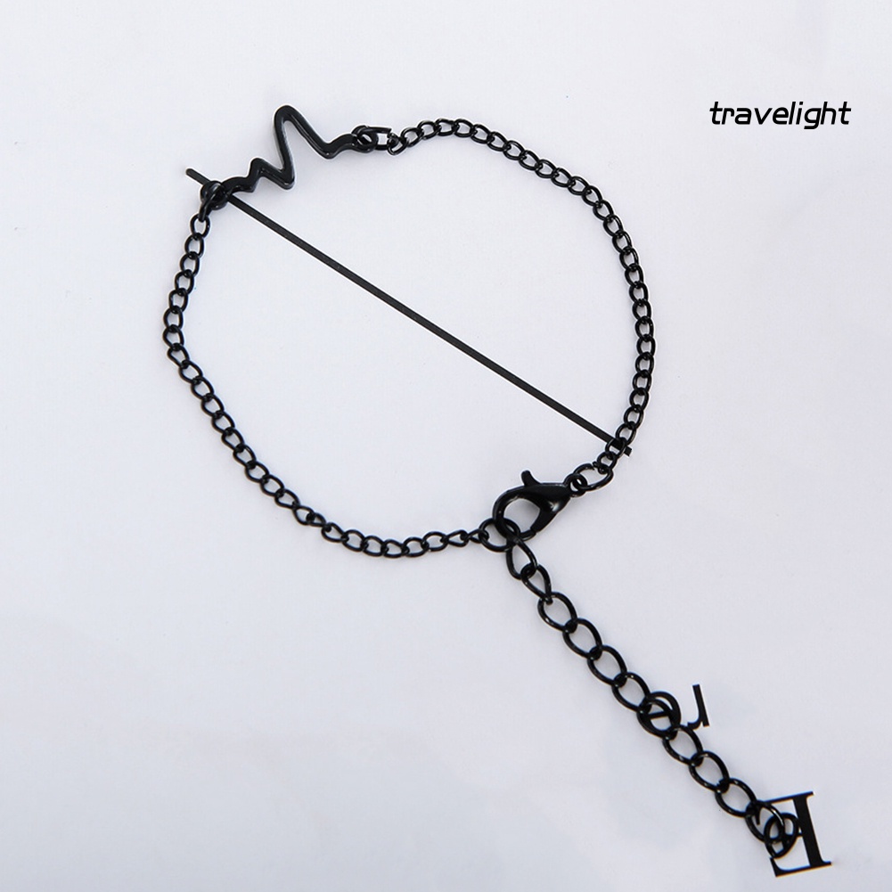 Vòng Tay Dạng Chuỗi Gợn Sóng Âm Thanh Độc Đáo Cho Cặp Đôi