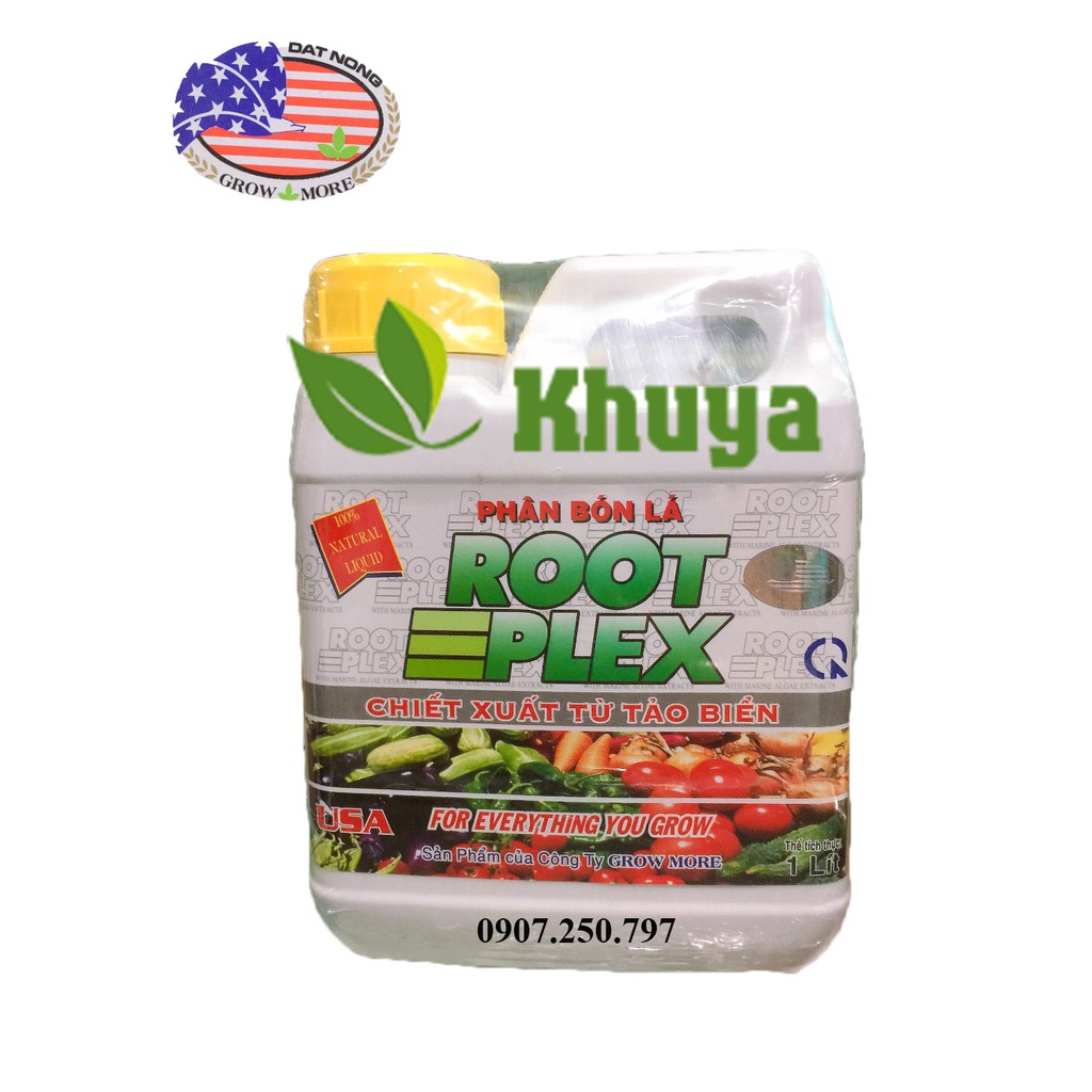 Phân bón lá Growmore RootPlex 1 lít Chiết xuất từ tảo biển