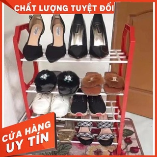 [XẢ KHO+FREE SHIP] Kệ để giày dép 4 tầng nhựa cứng