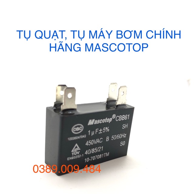 Tụ quạt 1uF LOẠI TỐT