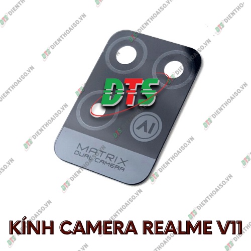 Kính camera realme v11 kèm keo dán