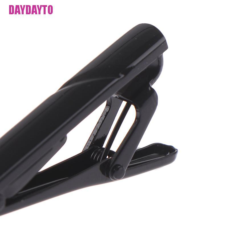 Kẹp Cà Vạt Màu Đen / Xanh Navy Bằng Đồng Đơn Giản Cho Nam