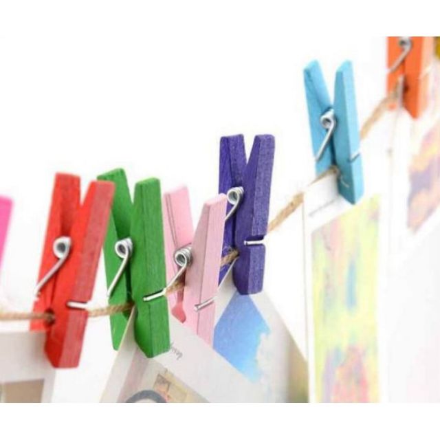 BỘ KẸP HÌNH 10 CÁI + DÂY TREO TRANG TRÍ SINH NHẬT