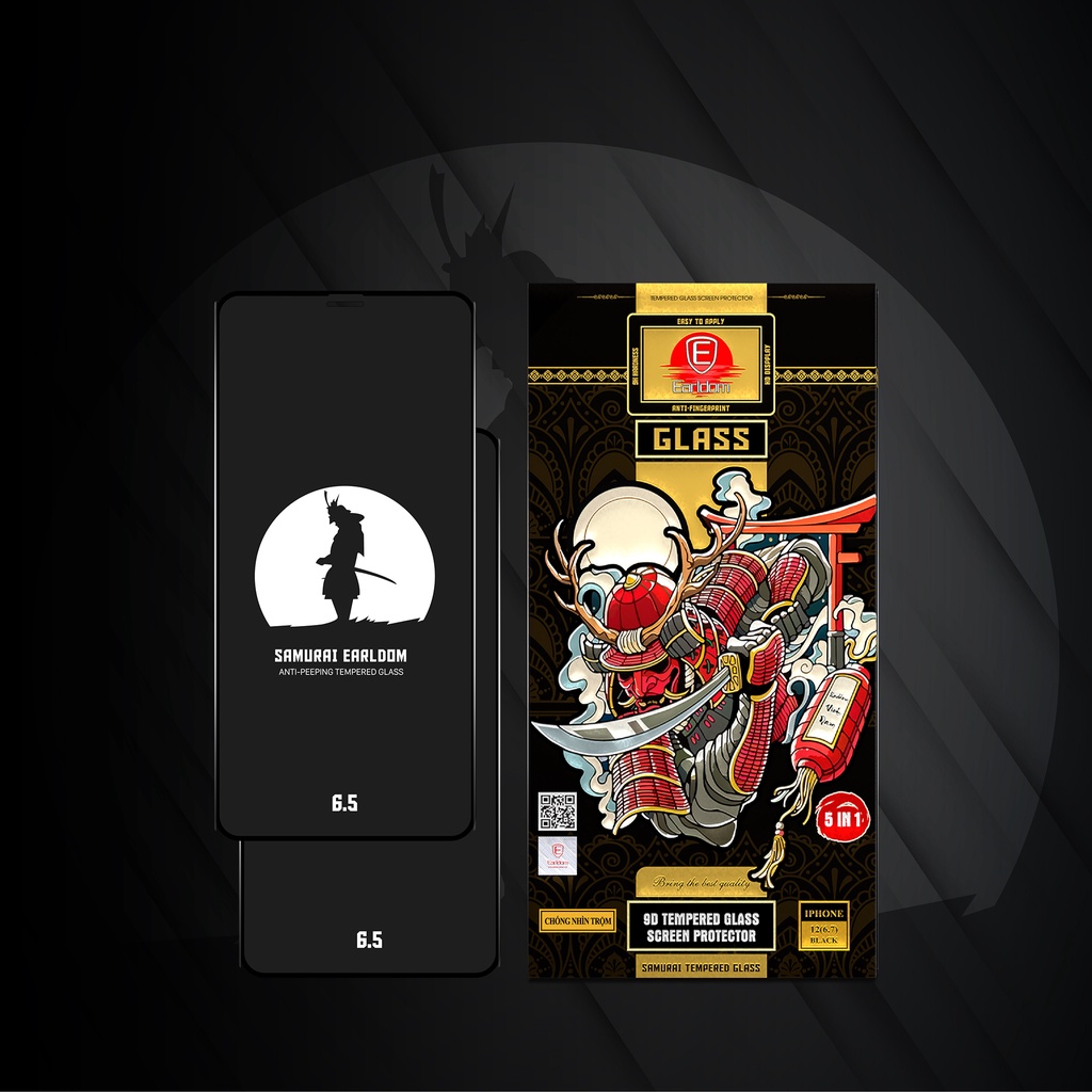 Kính Cường Lực Chống Nhìn Trộm, Vân Tay, Vết Bẩn Samurai Earldom Chất Liệu Nhập Từ Nhật Bản