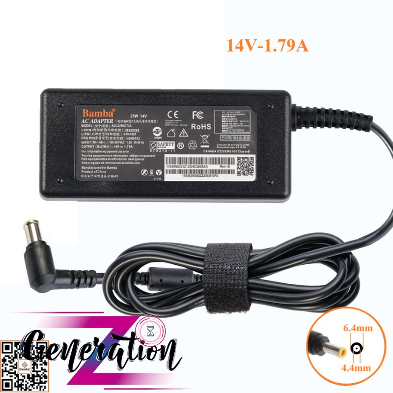 BỘ NGUỒN MÀN HÌNH LCD SAMSUNG 14V-1.79A - ADAPTER LCD SAMSUNG 14V - 1.79A