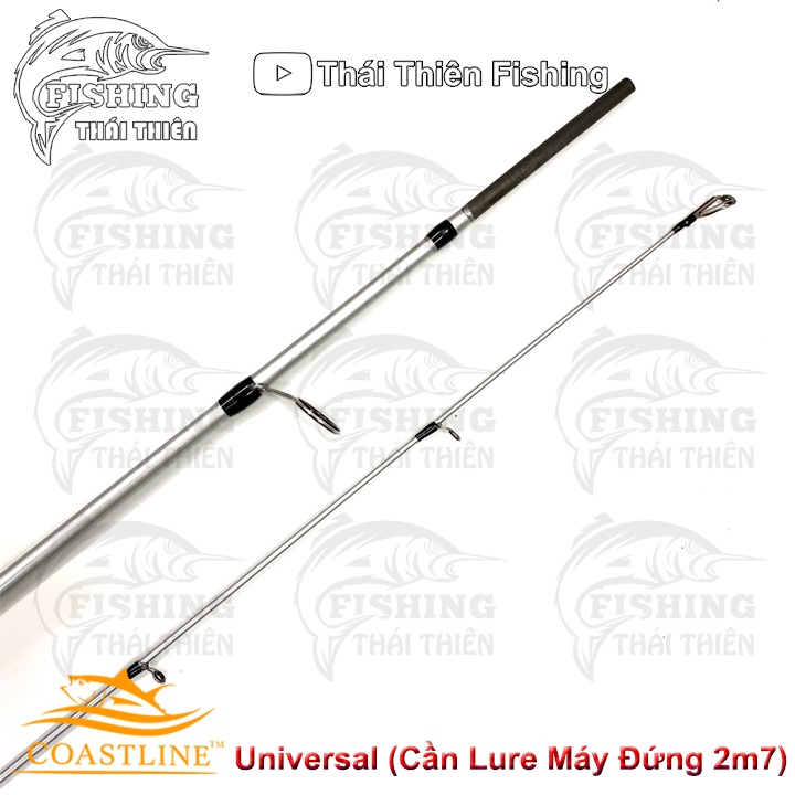 Cần Câu Lure Coastline Universal Máy Đứng 2m7 Chất Liệu Carbon Khoen 1 Chân, Cán Bần Chuyên Lóc, Chẽm, Mú