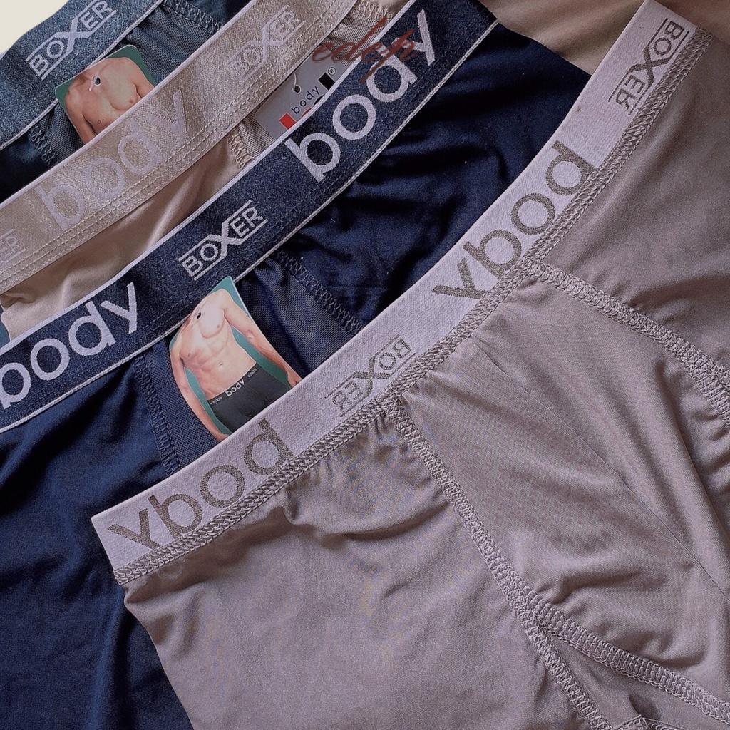 Quần đùi nam BODY boxer vải thun lạnh pha lụa siêu mát 802