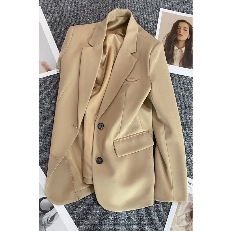 Áo Blazer cho nữ 2 lớp hàng Quảng Châu, Áo blazer 2 khuy thời trang