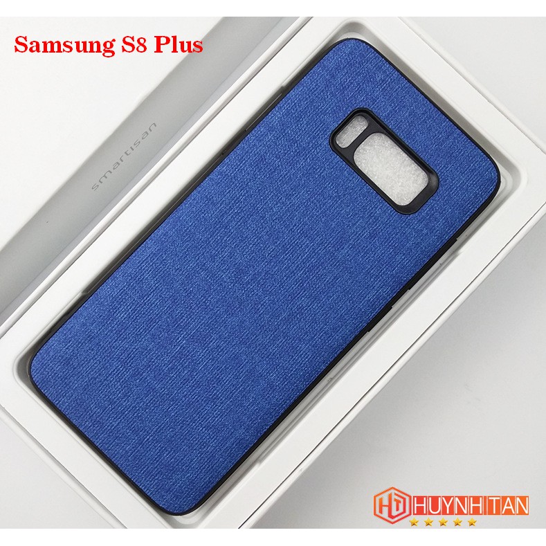 Ốp lưng Samsung S8 Plus vân vải Jean (Full Màu)