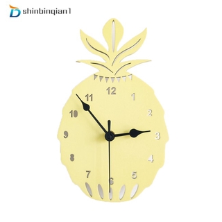 Đồng Hồ Treo Tường Hình Quả Dứa Bằng Gỗ