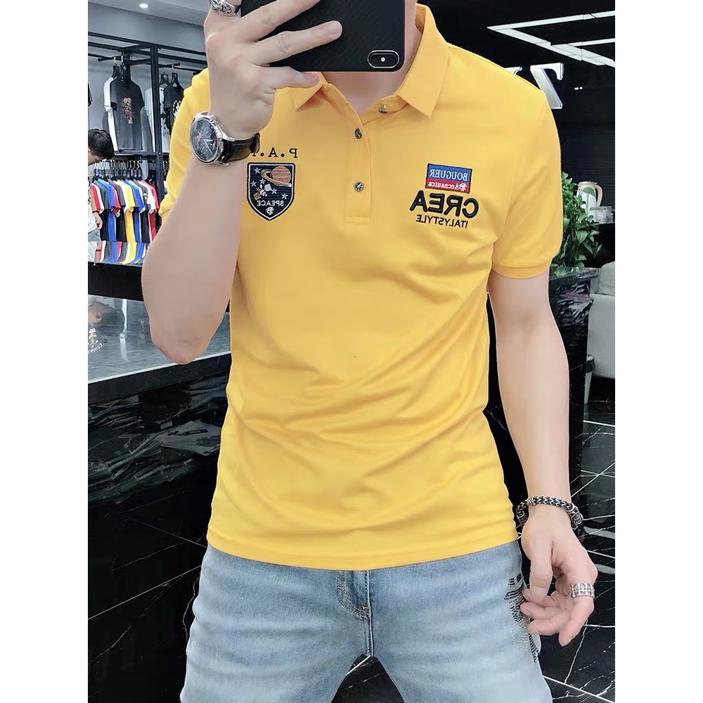 Áo thun Nam có cổ tay ngắn Hàn Quốc thời trang hot trend PAN | BigBuy360 - bigbuy360.vn