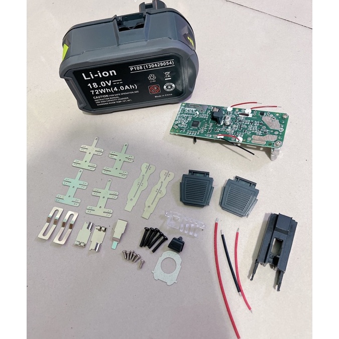 Vỏ mạch ryobi 18v 5A mạch nhận sạc zin