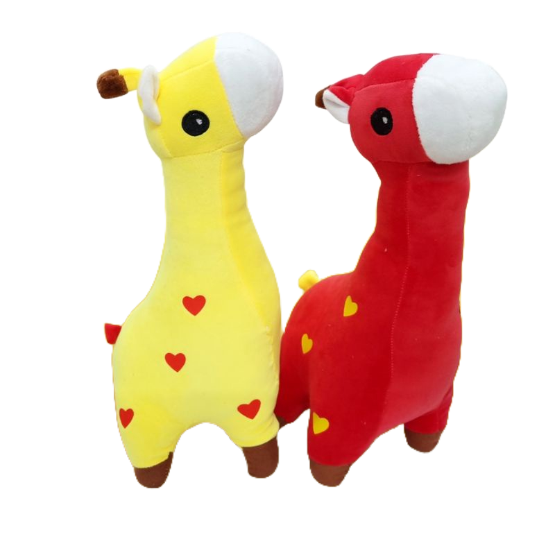 Thú gấu nhồi bông Hươu cao cổ, gối ôm cho bé an toàn siêu mềm mịn dài 50cm.SANBEO.VN