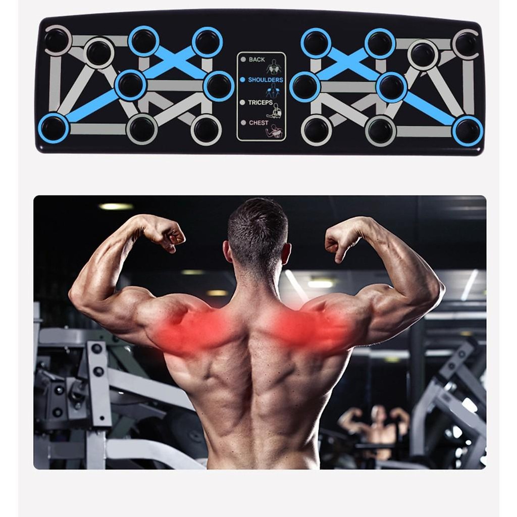 Dụng Cụ Hít Đất Chống Đẩy Đa Năng 12 Trong 1 Parallettes Tập Gym Tại Nhà Thế Hệ Mới 2022 GY35