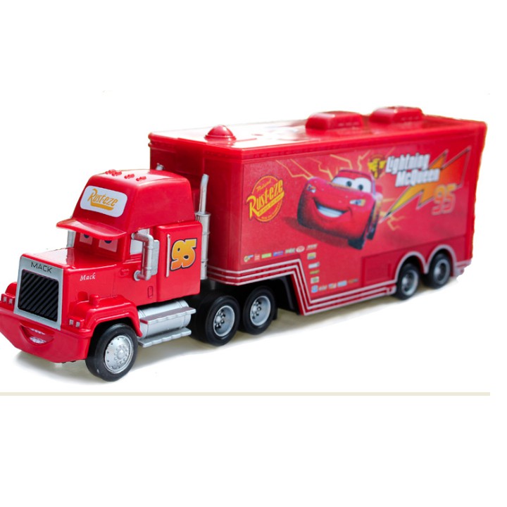 Đồ chơi trẻ em xe ô tô tải sắt Mô hình xe Lightning Mc Queen Car 3 MÀU ĐỎ SỐ 95