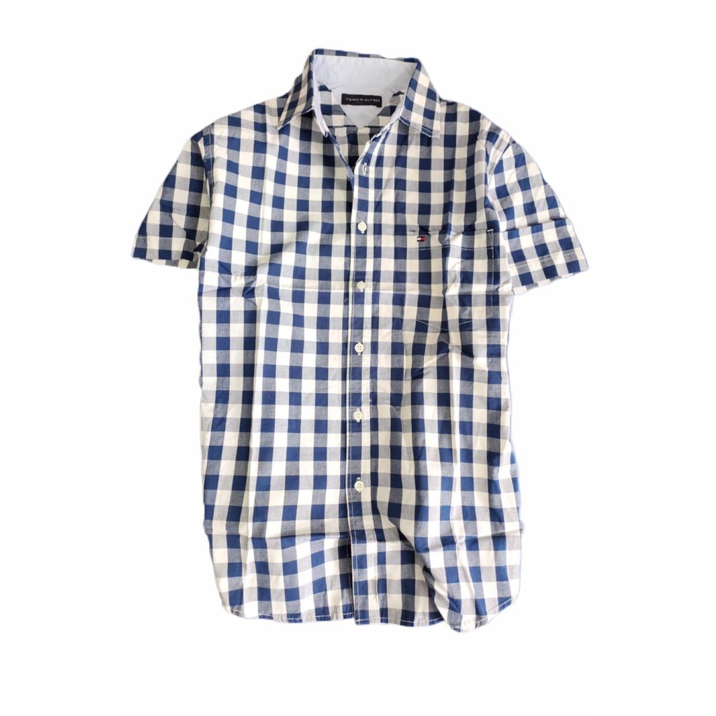 ÁO SƠ MI NAM SỌC CARO TAY NGẮN SIÊU ĐẸP | BigBuy360 - bigbuy360.vn