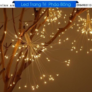 Siêu Phẩm Decor Dây LED 5 Mét Thả 5 Bông Pháo Hoa Độc Nhất Vô Nhị Tại Việt Nam