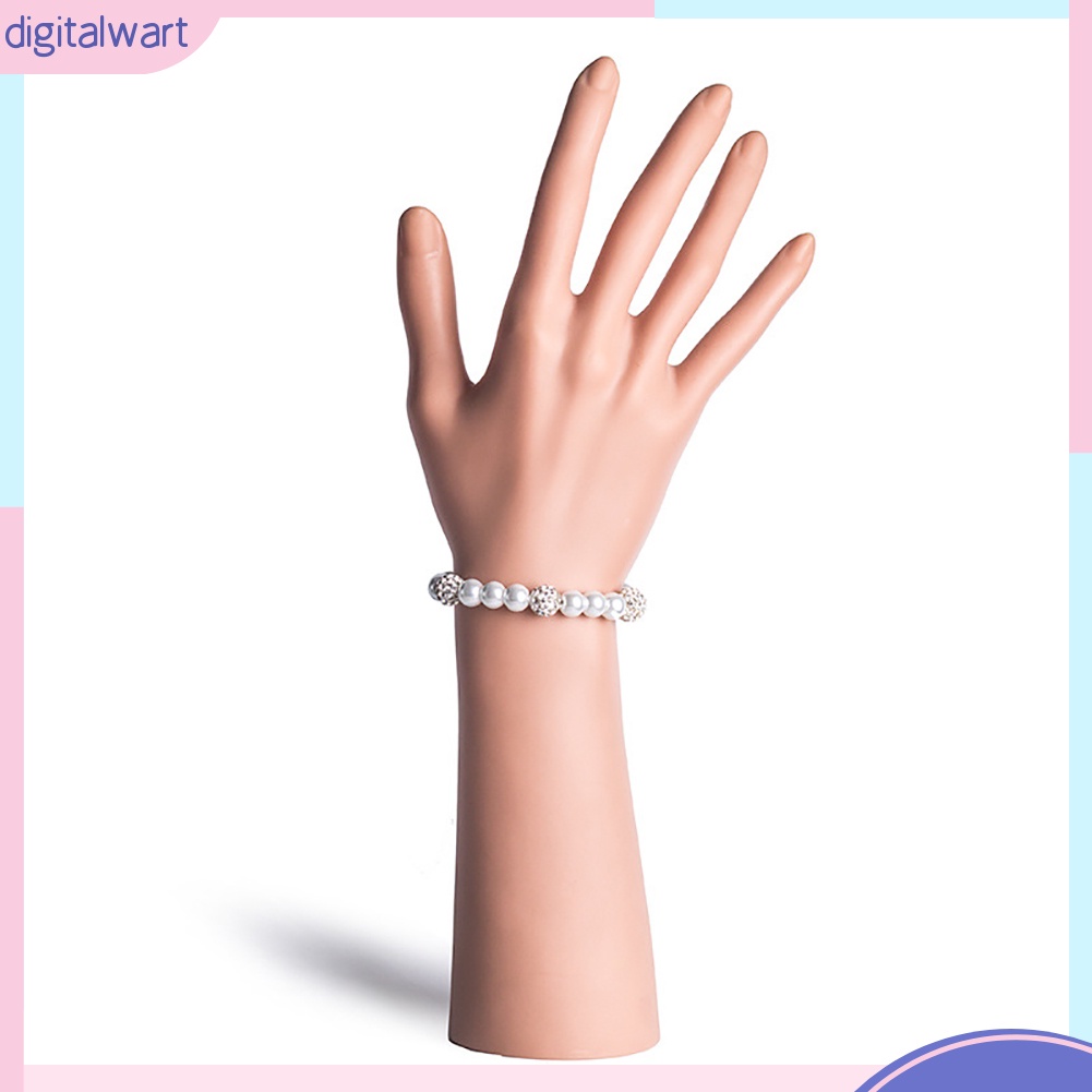 Vòng tay đính đá và ngọc trai giả thanh lịch xinh xắn cho nữ