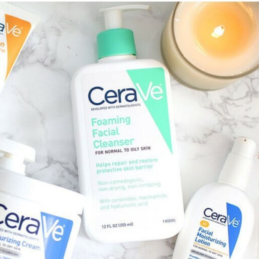 Sữa Rửa Mặt CeraVe-Làm Sạch Sâu,Dưỡng Ẩm,Làm Trắng.