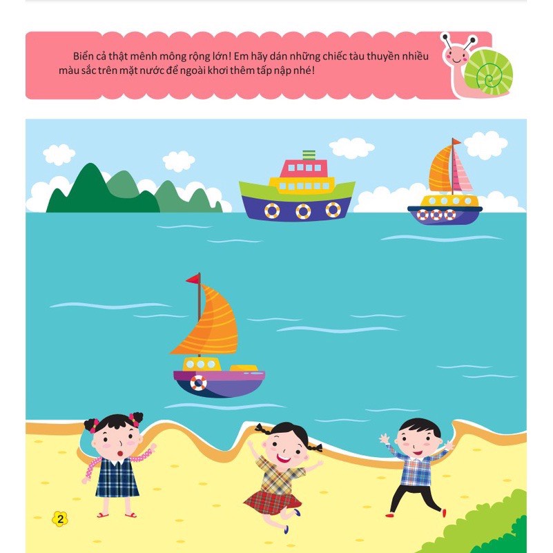 Sách - Sticker bóc dán thông minh Phát triển chỉ số sáng tạo CQ 2 - 6 tuổi - Tập 1