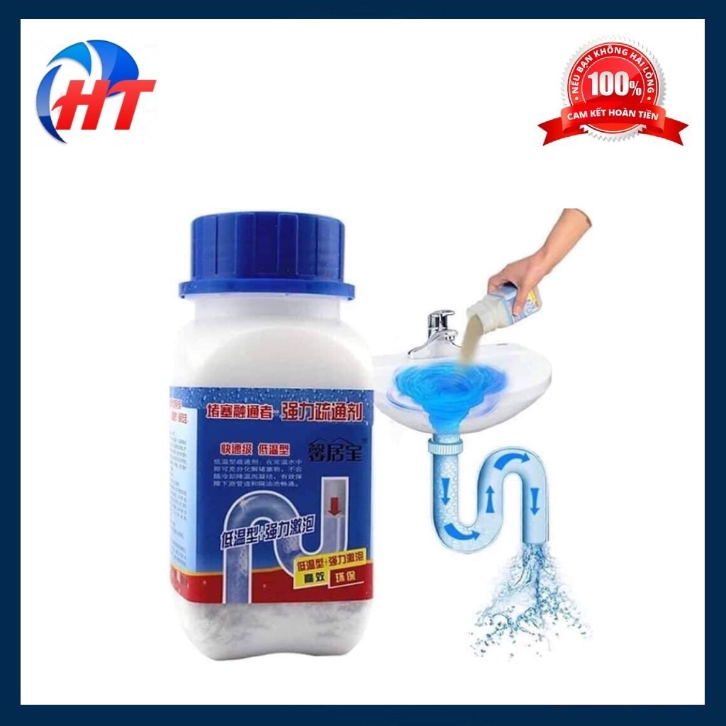 Bột thông tắc cống, đường ống nước, bồn cầu cực mạnh