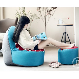Ghế Hạt Xốp Hình Cá Mập-ghế lười baby shark- cho căn phòng bé hấp dẫn, đáng yêu và cho trí tưởng tượng của bé phát triển