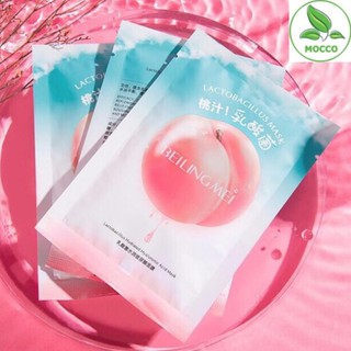 Mặt nạ quả đào dưỡng da trắng sáng hồng hào mịn màng se khít lỗ chân lông mặt nạ nội địa trung